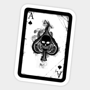 ace of spades Sticker